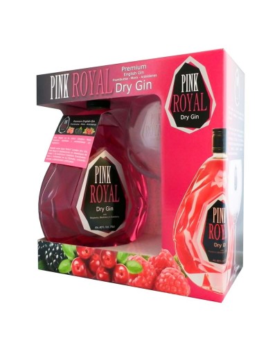 Pink Royal Dry Gin with Glass