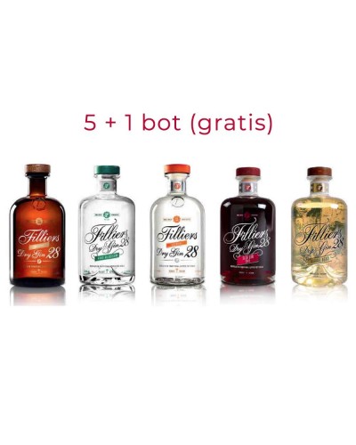 Filliers Bartender Choice 5x50 Cl. + 1 Free