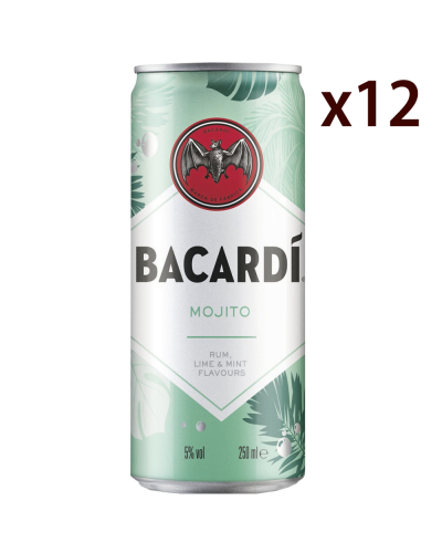 Bacardi Mojito Cocktail Caja 12