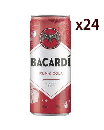 Bacardi & Cola Caja 24