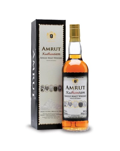 Amrut Single Malt Whisky Kadhambam 70Cl. + Case
