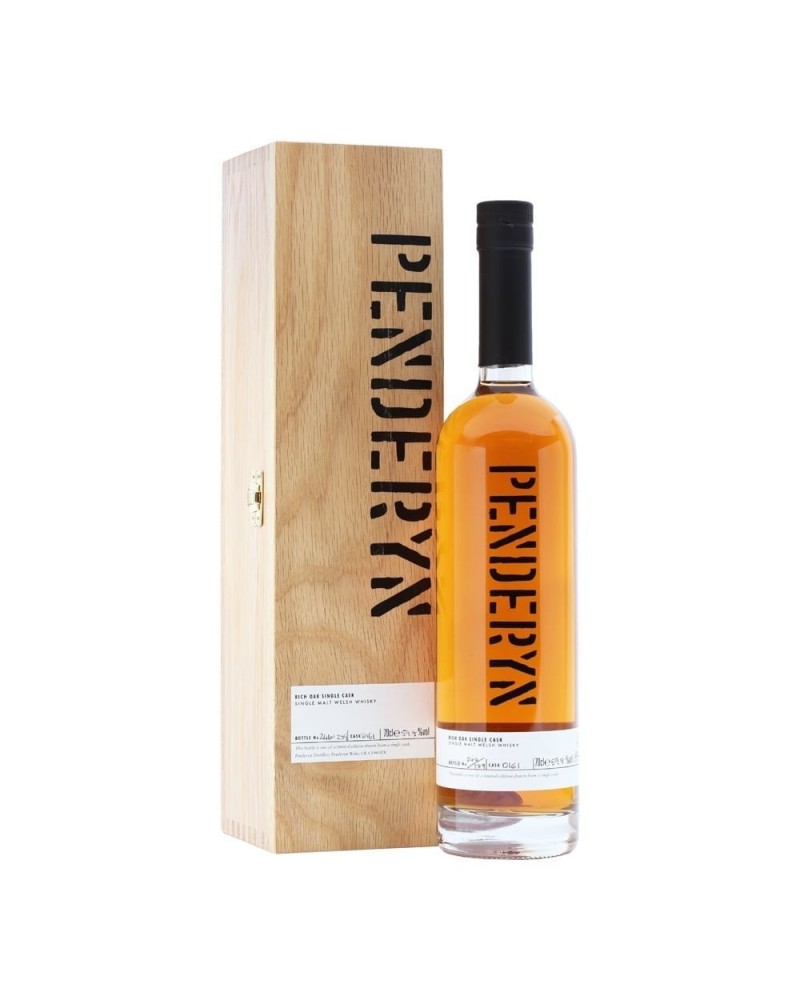 Whisky Single Malt Penderyn « Peated » 70Cl. + Caisse