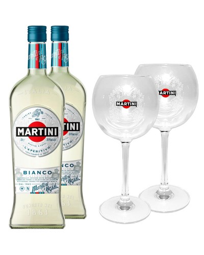 2 Martini Bianco + 2 Copas de Regalo